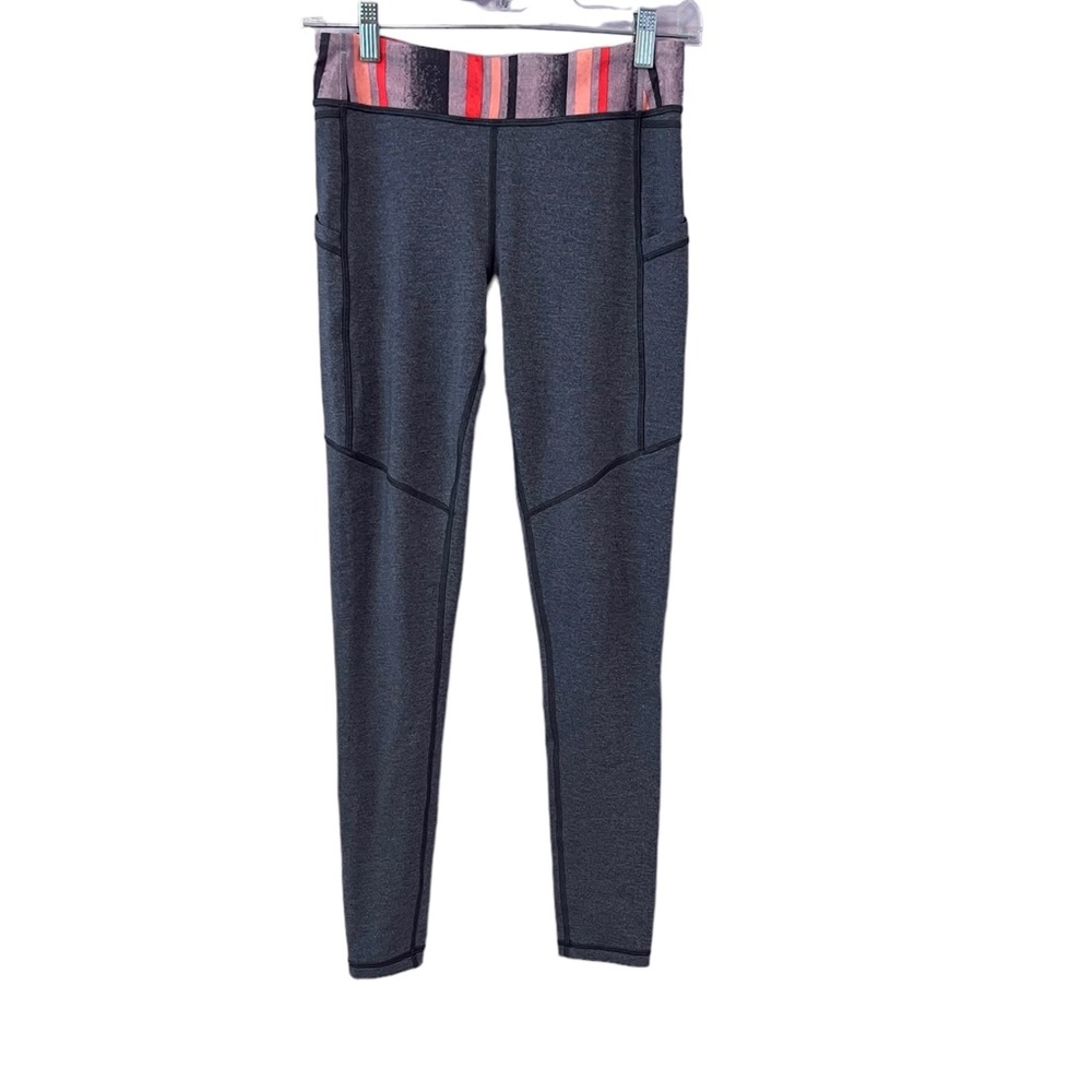 Ivivva Girls Size 14 Gray Leggings